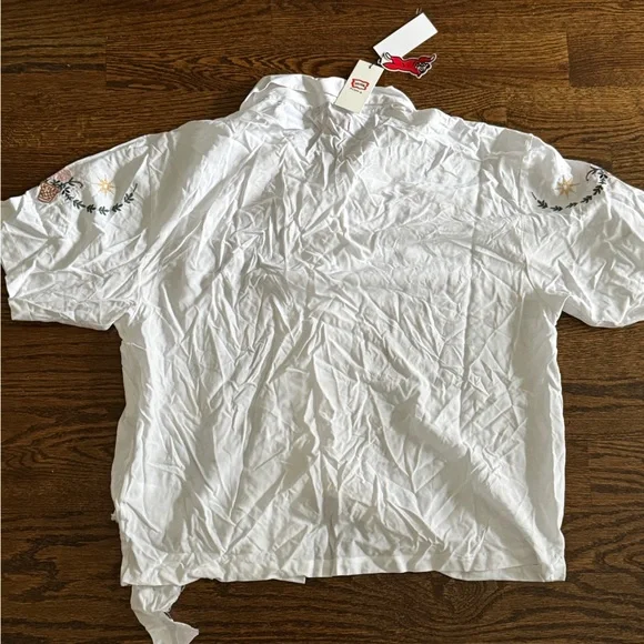 Damaged NWT The Palms Cropped Shirt in White
ICECREAM Men’s Shirt Sz XL - Picture 6 of 8